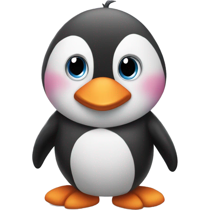 Pingvin wiht a love emoji