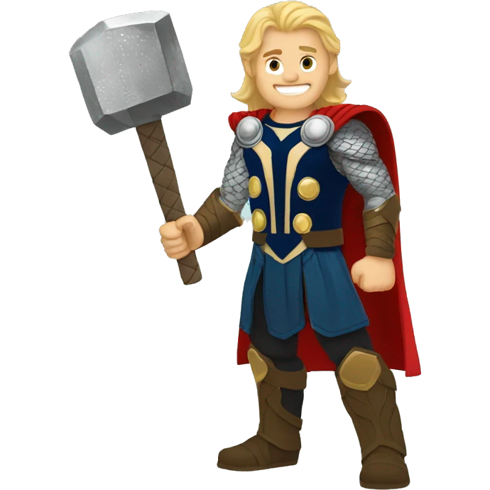 Thor waving his hand emoji