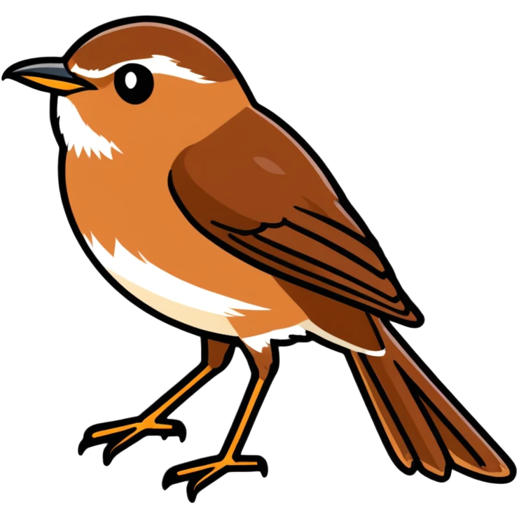 Cetti's warbler bird emoji