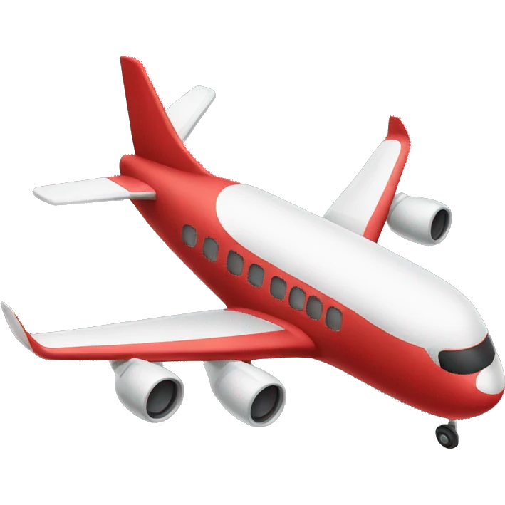 red plane holiday emoji