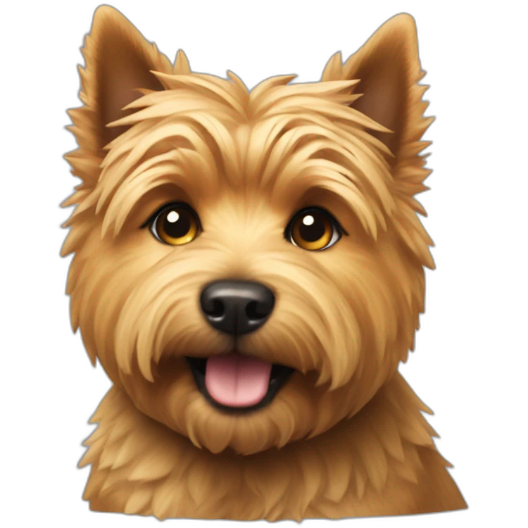 Norwich terrier dog emoji