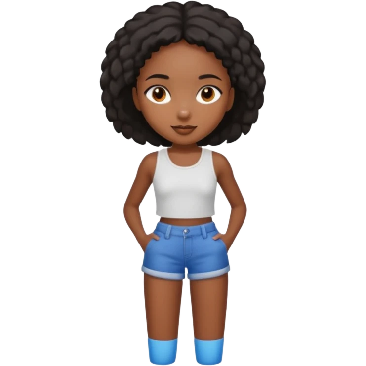 Black girl butt emoji