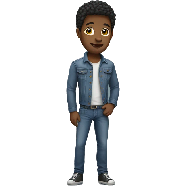 An adult in jeans emoji