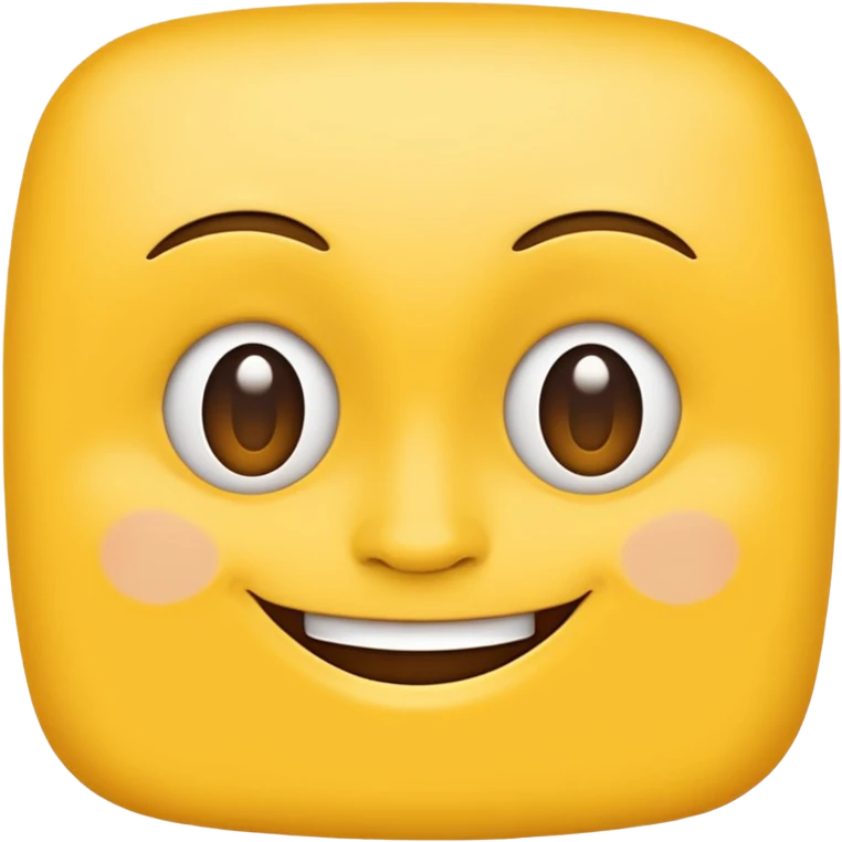 simple smile yellow face minimal emoji