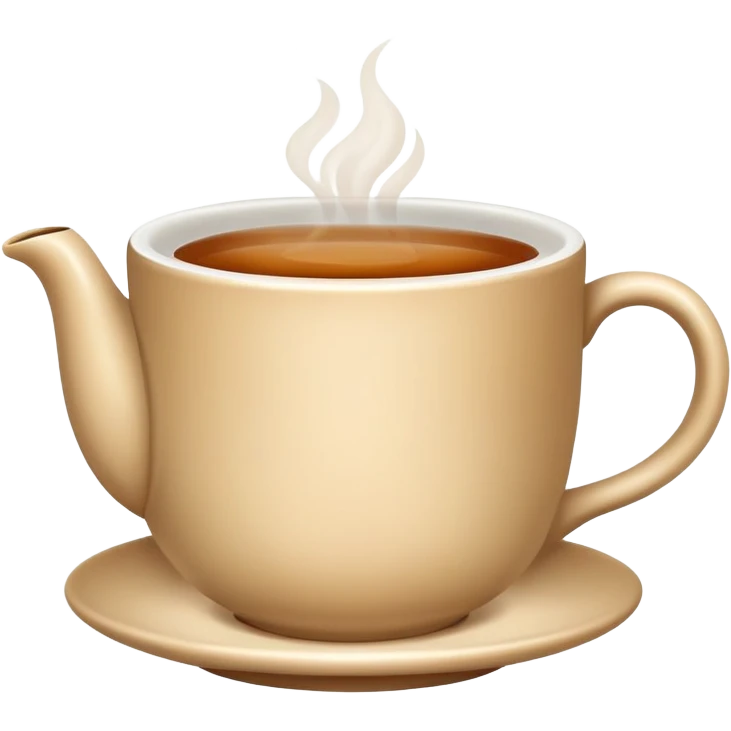 steaming cup of tea emoji