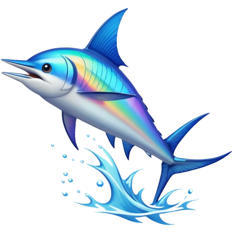 marlin jumping emoji