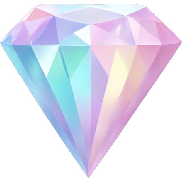 Pastel diamond  emoji