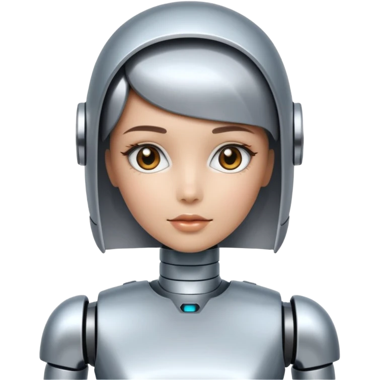 girl ai robot emoji