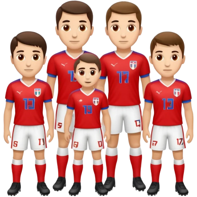 Serbian football emoji