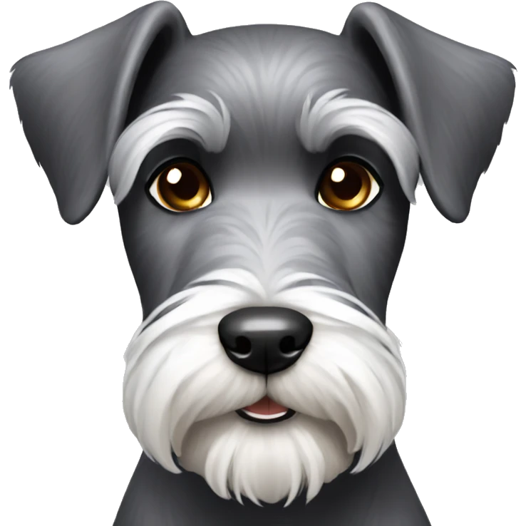 dog cute schnauzer emoji