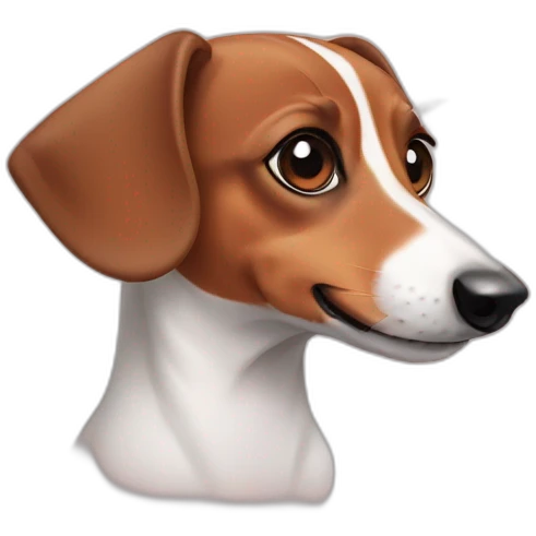 jack russel dachshund face emoji