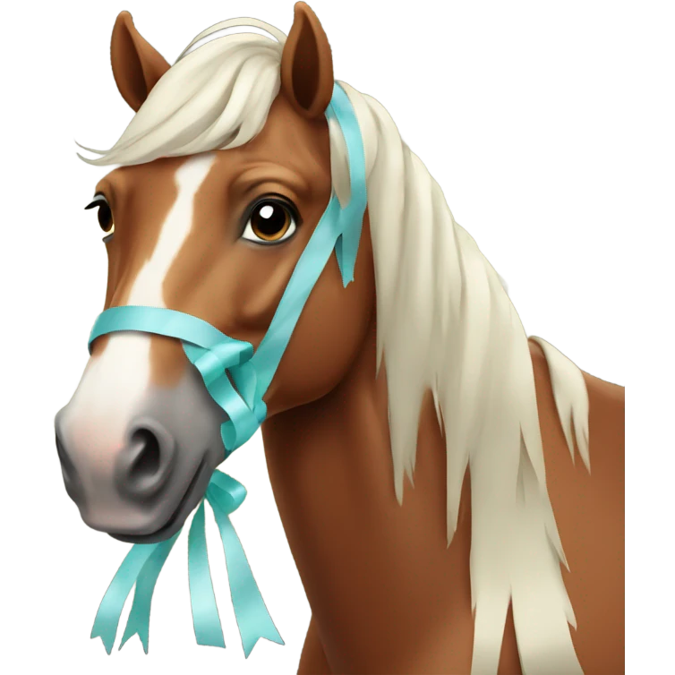 Horse With ribbon  emoji