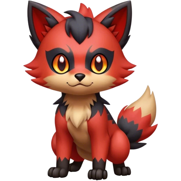 Litten-Zorua-hybrid full body emoji