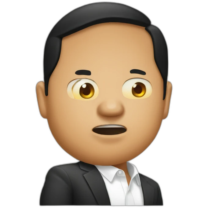 prabowo losing face emoji
