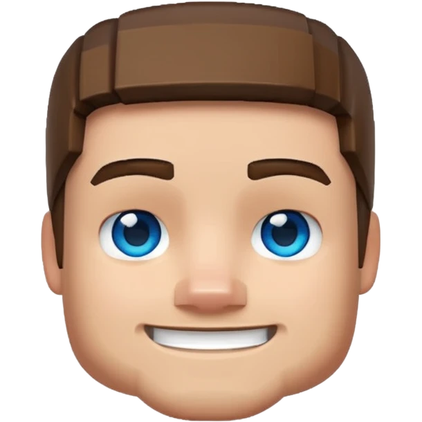 Make a minecraft Steve emoji emoji