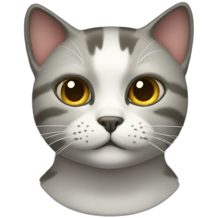 cat with a frankestein head emoji