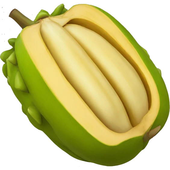 Jackfruit single emoji