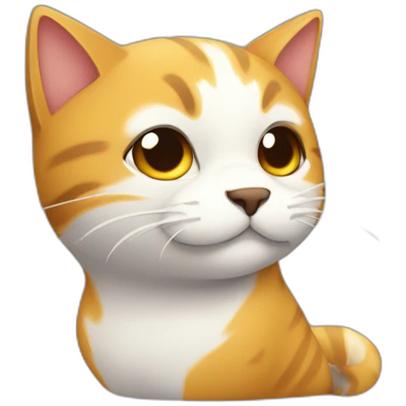 Gato esperando emoji