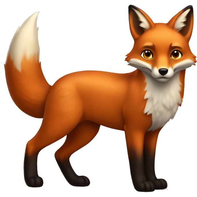 Full body fox emoji