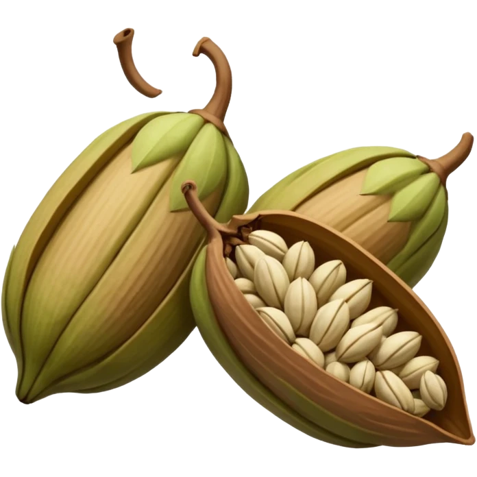 Cardamom original hyperrealistic  show no  zero lines on it emoji