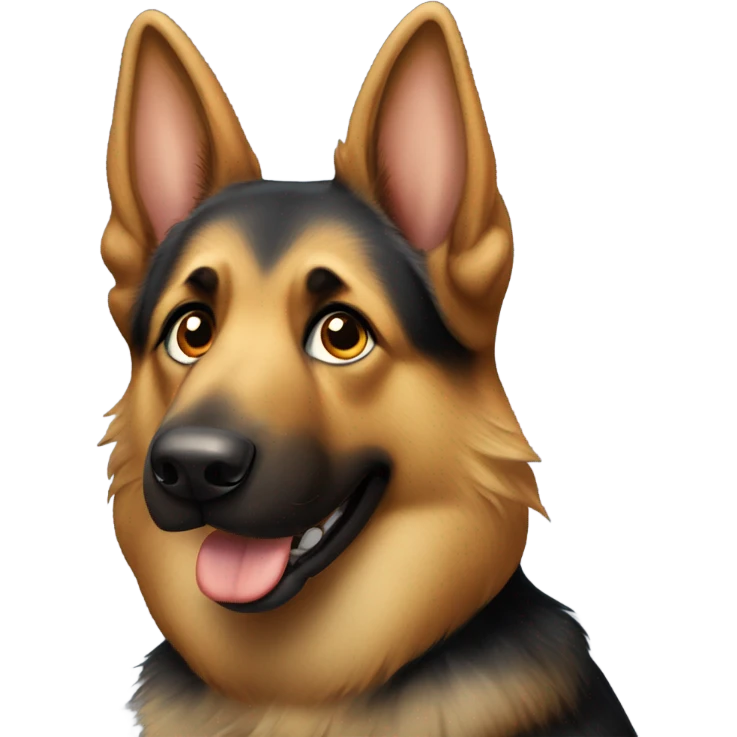 German shepherd emoji