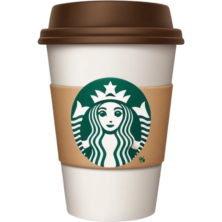 Starbucks cup emoji