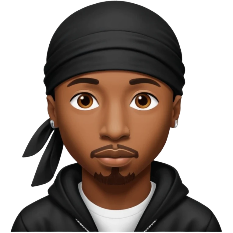 2Pac only face and durage emoji