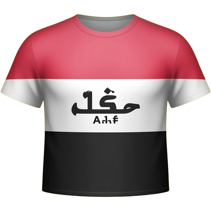 Circle not a human Yellow emoji holding ahly flag and whering ahly t shirt emoji