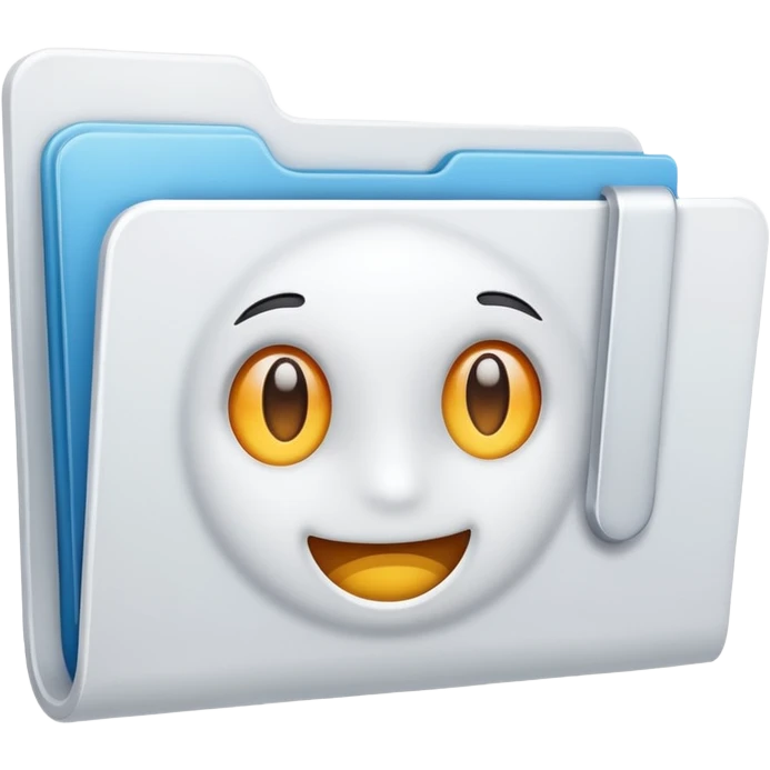 white folder emoji