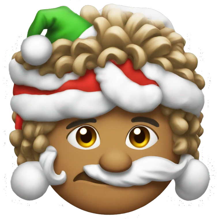 Hot Christmas emoji