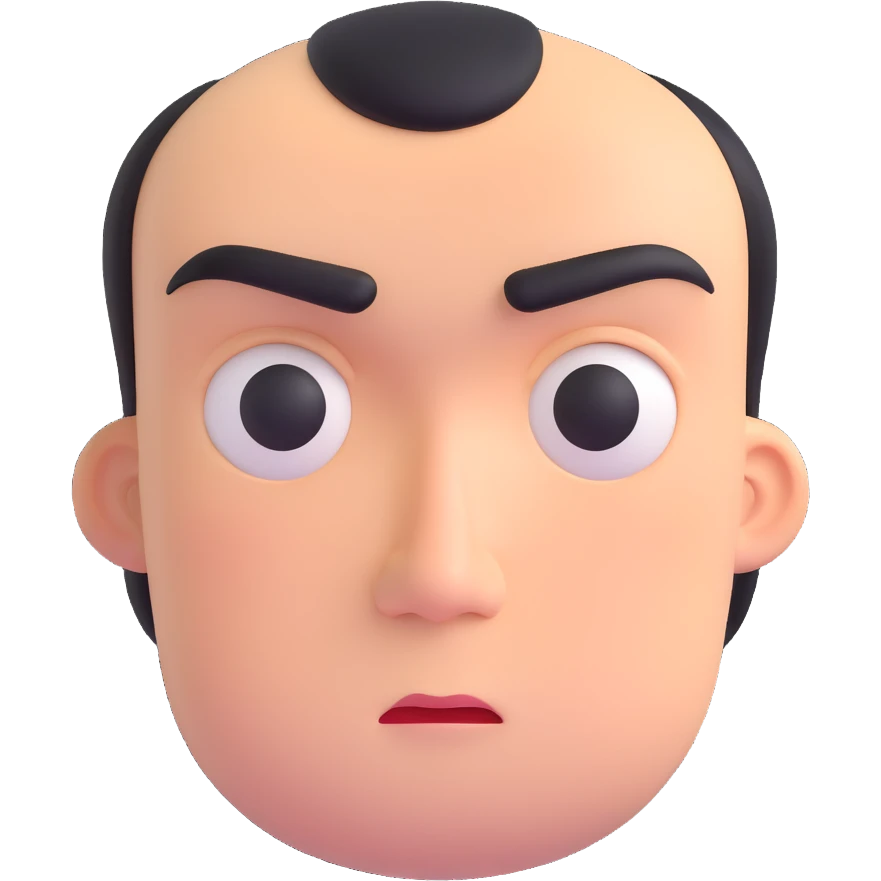 frowning face with lowered eyebrows emoji