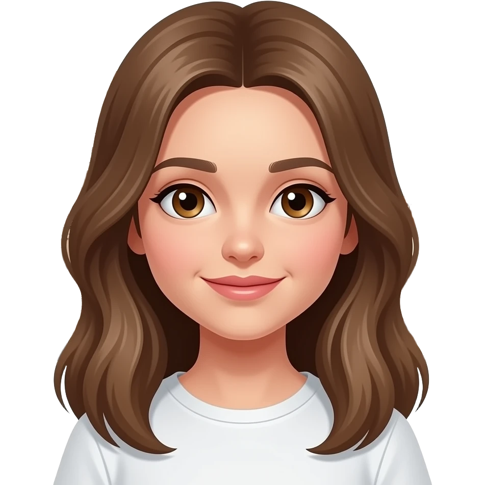 Una bambina con capelli biondi scure e occhi hazel  davanti il Colosseo emoji