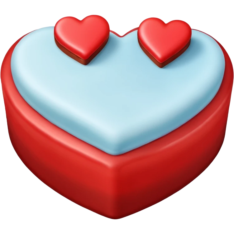 heart is cake emoji