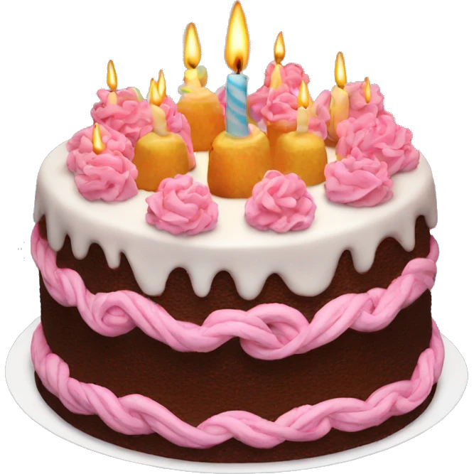 Birthday cake huge emoji