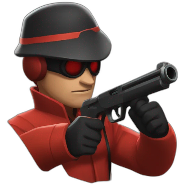 Team fortress 2 red spy emoji