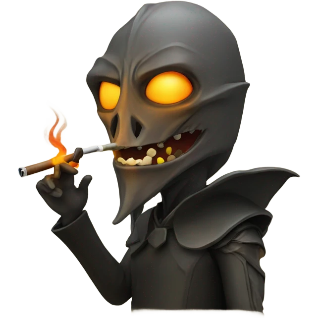 sauron smoking a pipe  emoji