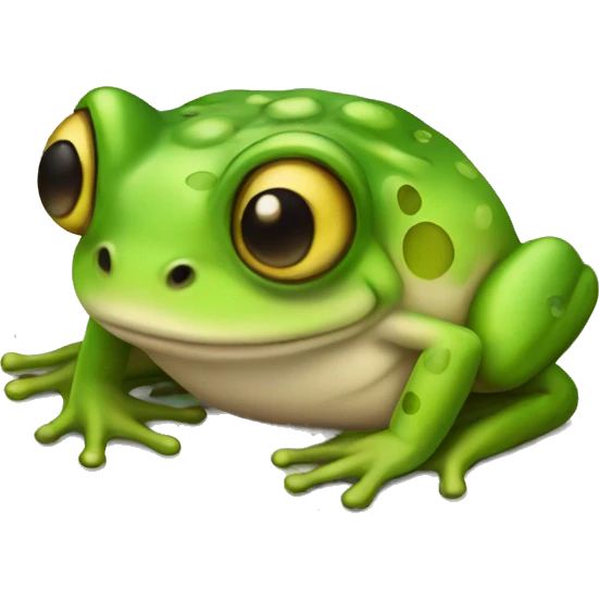 Fairy frog emoji