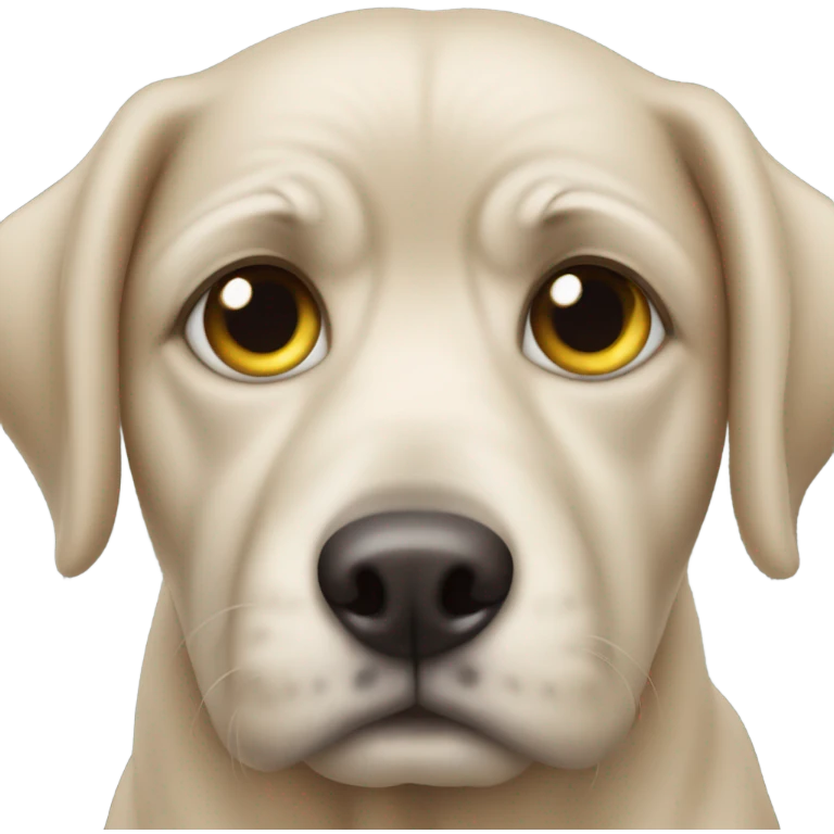Hund mit Gurken auf Auge  emoji