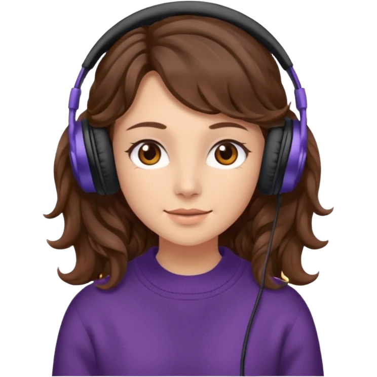 Я хочу дівчину з світлою шкірою корисним волоссям коричне вими очима і з навушниками і в теплому одязі і кучеряве не дуже  emoji