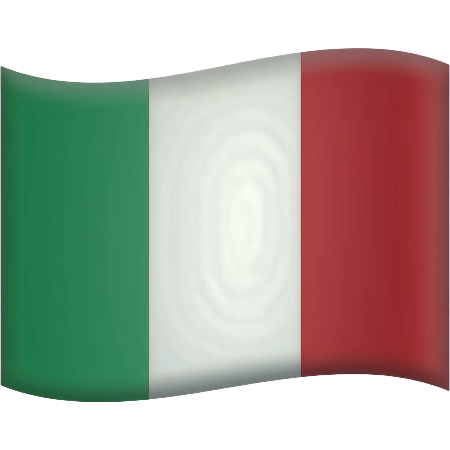 An emoji of a waving flag with two vertical stripes of colors green and red. The green stripe spans two fifths of the length and the red stripe spans the remaining three fifths. emoji