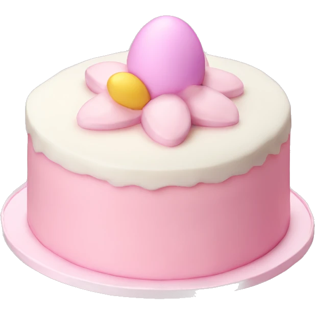 easter light pink cake emoji