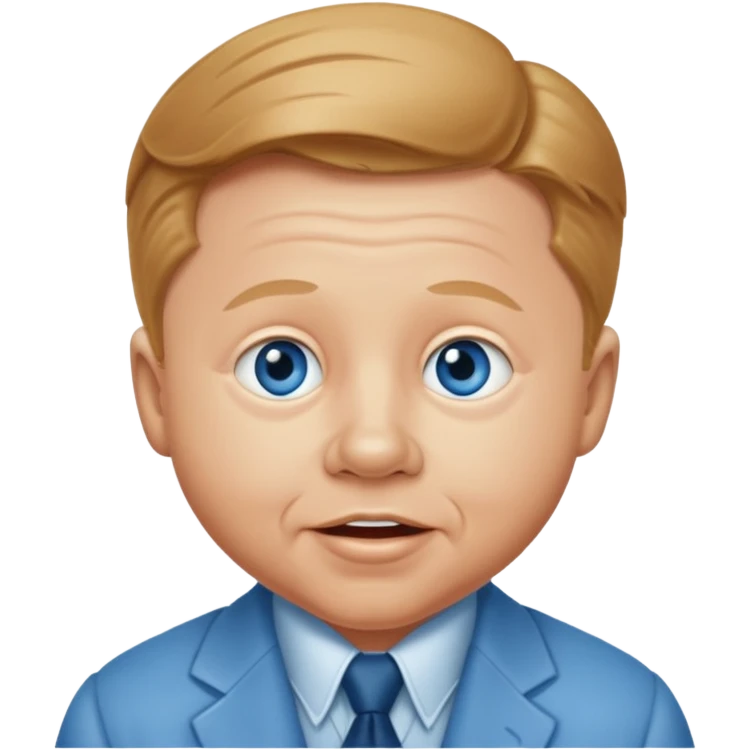 Mickey Rooney with blue eyes emoji