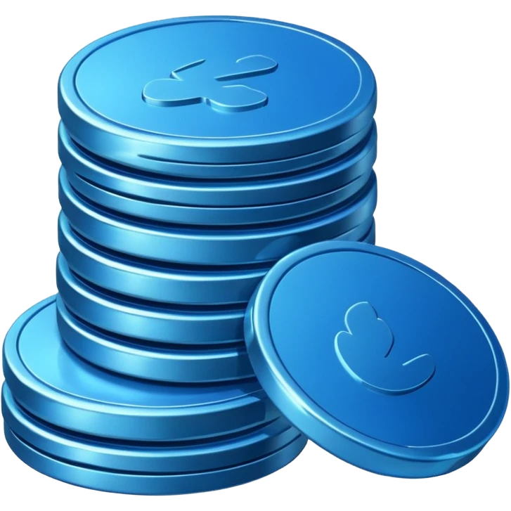 blue coins credit package emoji
