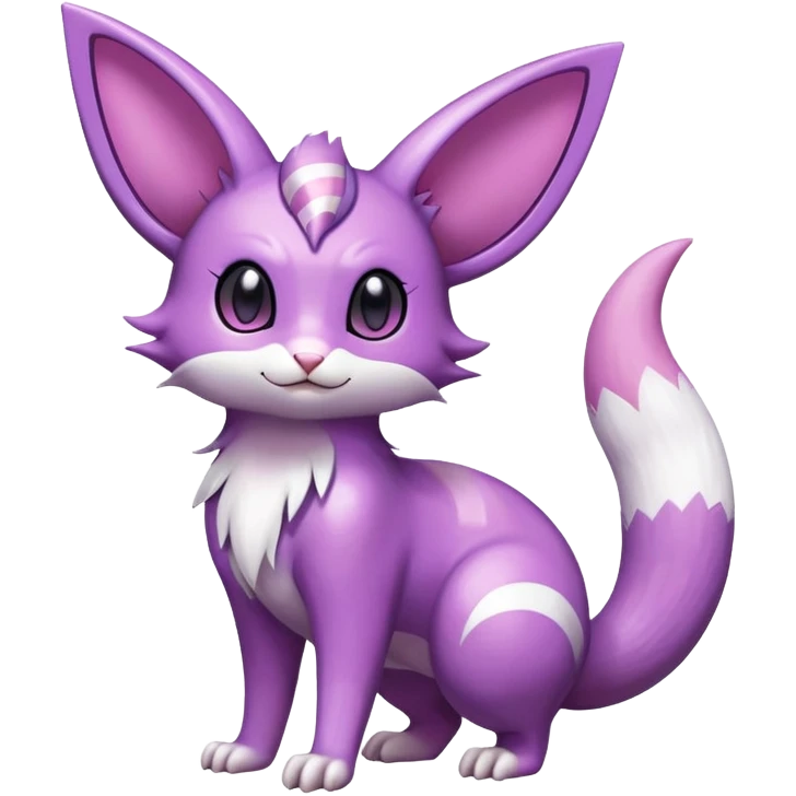 Shiny Furret-Espeon-Noibat-Hybrid (Full body) emoji