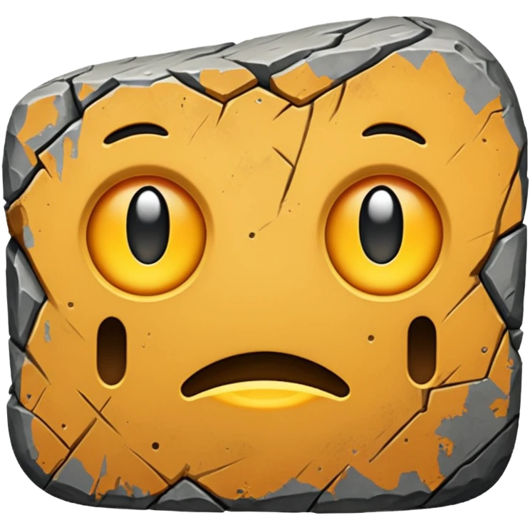 generate me a simple rock emoji