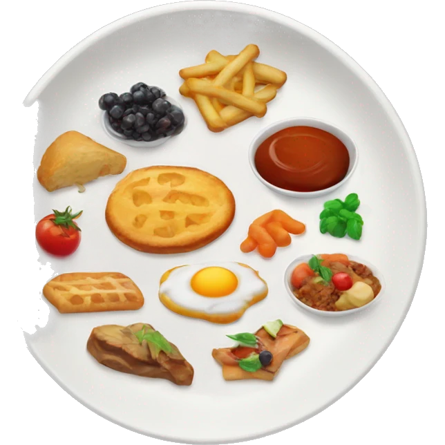 Gourmet food plate emoji