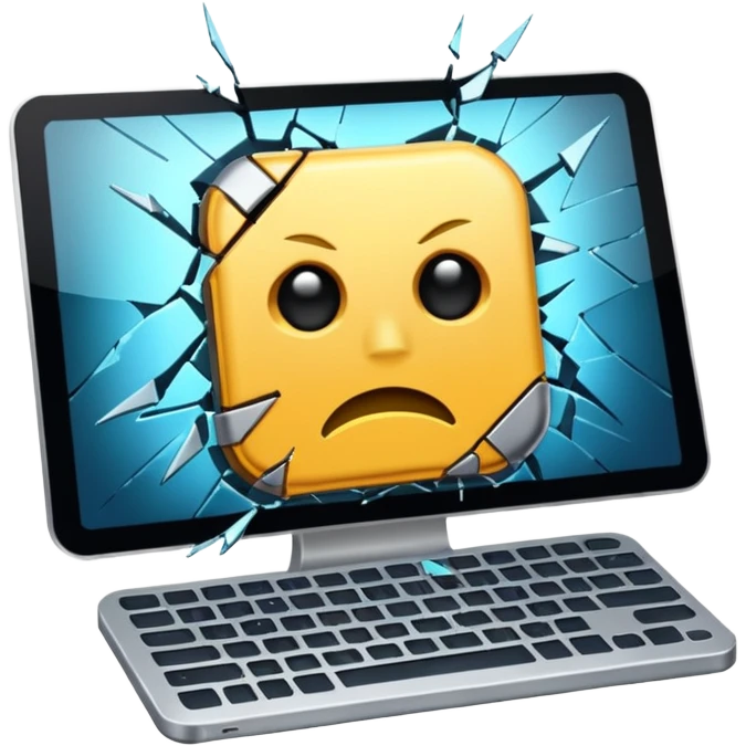 PC cassé emoji