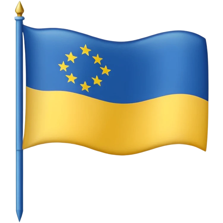 сине-зеленый флаг emoji