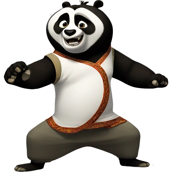Kung fu panda emoji