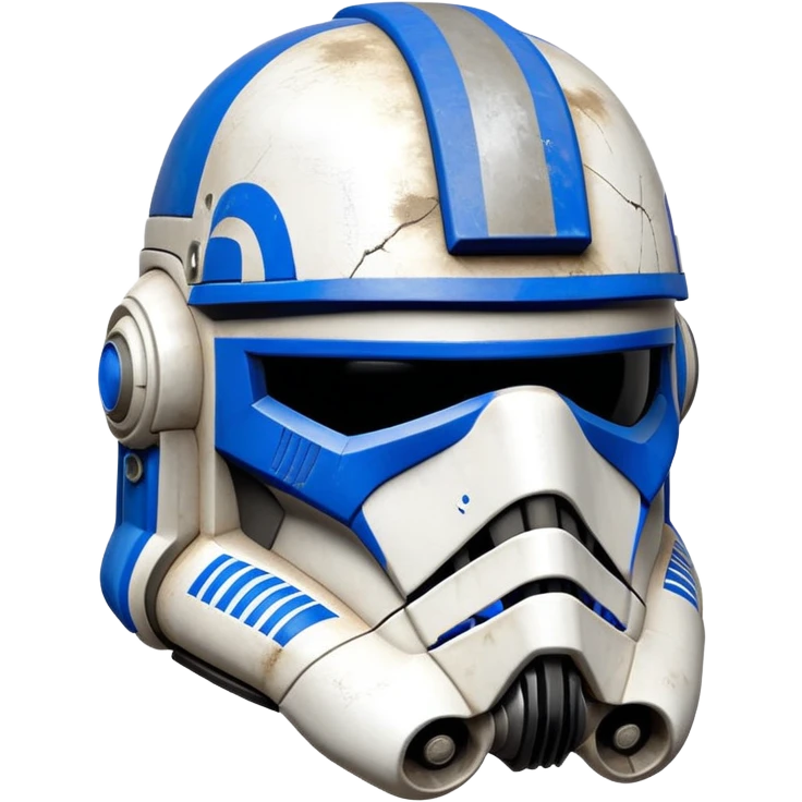 Star Wars captain Rex helmet emoji